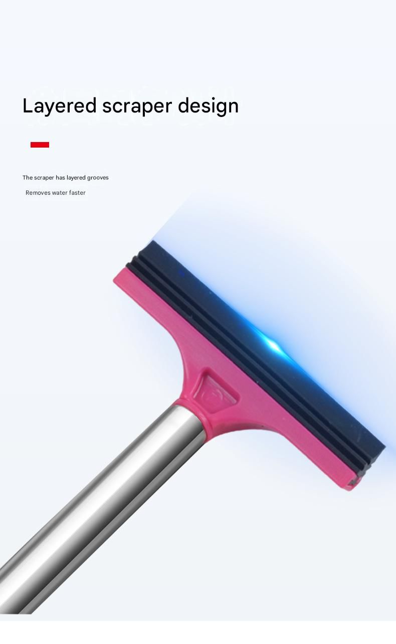 Telescopic Car Mirror Wiper 98cm - Black