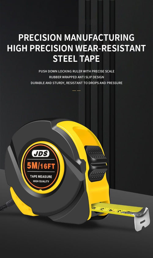 10m Heavy Duty Steel Tape Measure - Metric & Imperial