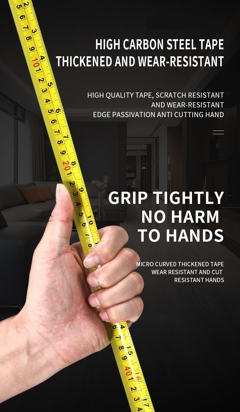 10m Heavy Duty Steel Tape Measure - Metric & Imperial