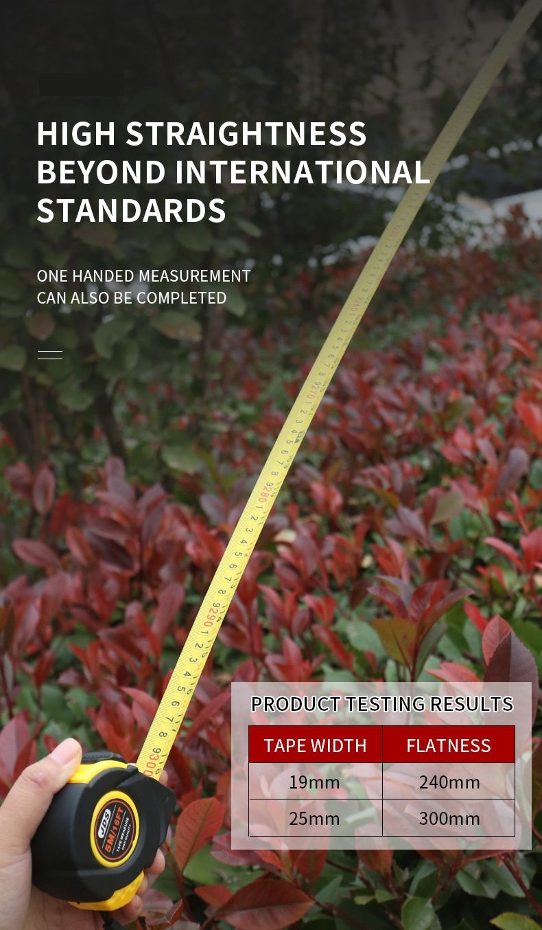 10m Heavy Duty Steel Tape Measure - Metric & Imperial