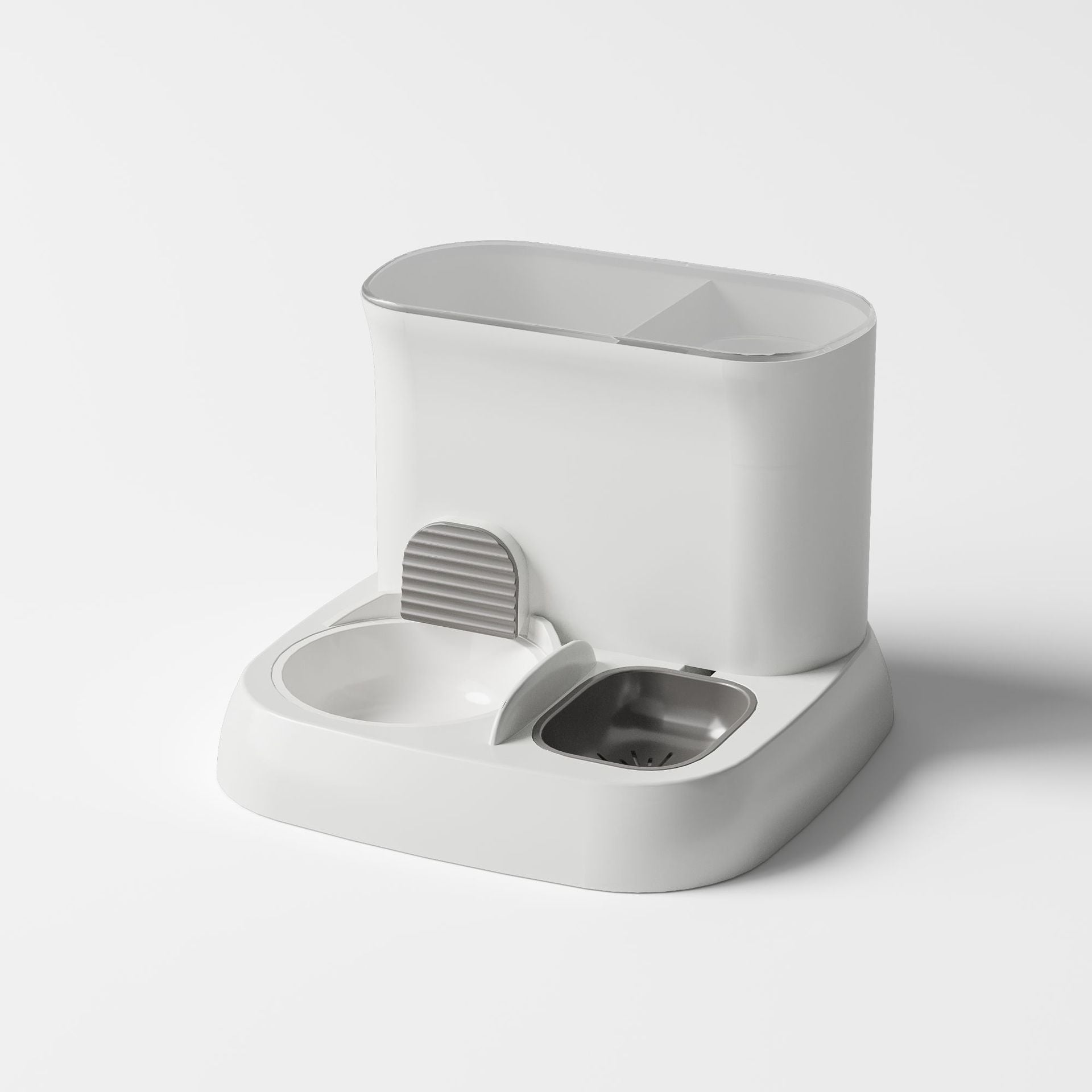 Automatic Pet Feeder & Water Dispenser - Ceramic Bowl