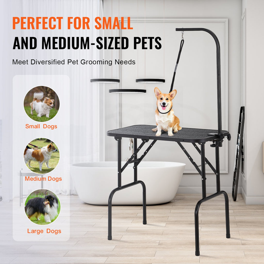 Foldable Pet Grooming Table Arm with Clamp