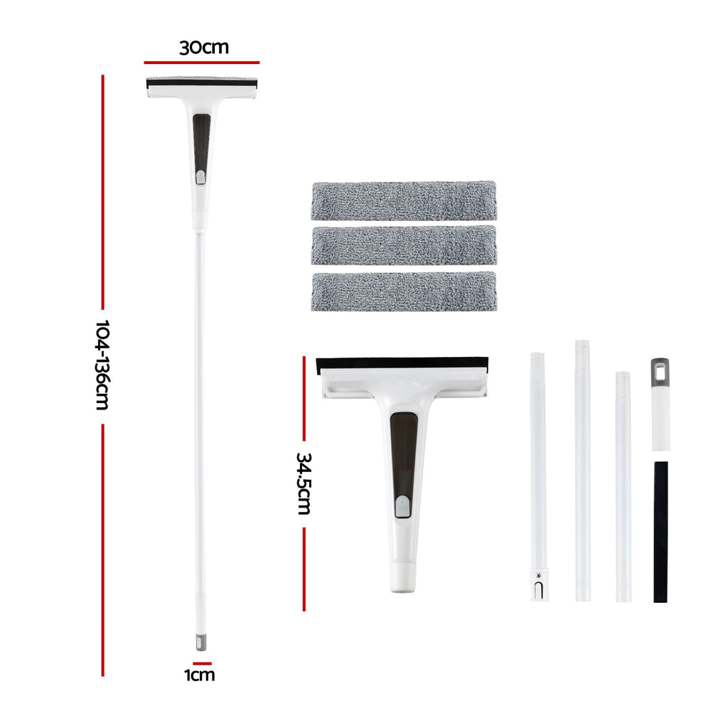 Giantz Extendable Window Cleaner with Water Tank 136cm
