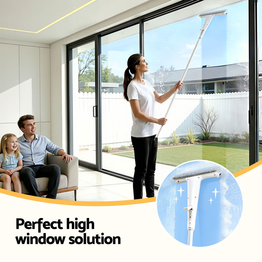 Giantz Extendable Window Cleaner with Water Tank 136cm